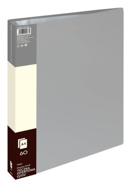 Teczka ofertowa 9006A, szary, 60 koszulek GRAND 120-1826