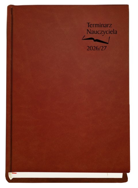Terminarz NAUCZYCIELA 2025/2026 brązowy 125 mm x 185 mm T-155V-S2 Michalczyk i Prokop