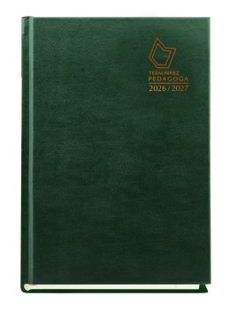 Terminarz PEDAGOGA 2025/2026 ZIELEŃ A5 T-150V-Z Michalczyk i Prokop