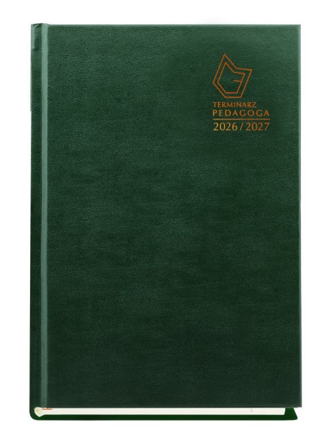 Terminarz PEDAGOGA 2025/2026 ZIELEŃ A5 T-150V-Z Michalczyk i Prokop