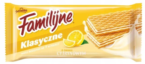 Wafle FAMILIJNE Cytrynowe 180g JUTRZENKA