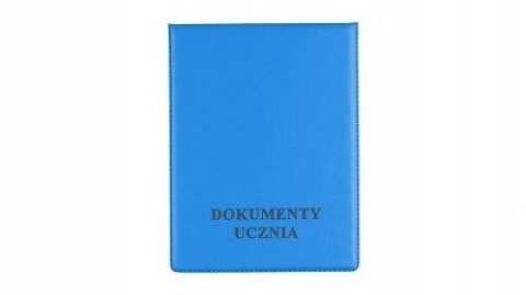 Okładka na dokumenty ucznia pionowa sky (błękitna) KOD-11-06 BIURFOL