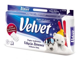 Papier toaletowy VELVET 3 warstwy (8szt.) biały 4100451 153.133