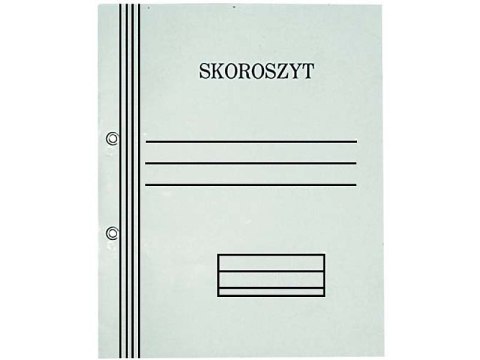 Skoroszyt oczkowy biały pełny A4 (50 szt.) 350g KIEL-TECH 1-00748