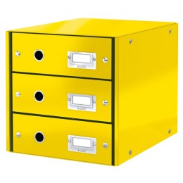 Pojemnik z 3 szufladami Leitz C&S, żółty 60480016 (X)