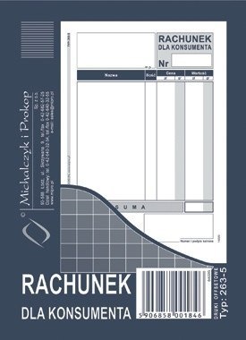 263-5 Rachunek dla konsumenta A6 offset MICHALCZYK&PROKOP (X)