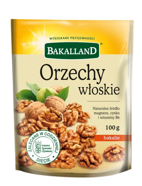 Orzechy włoskie 100g BAKALLAND