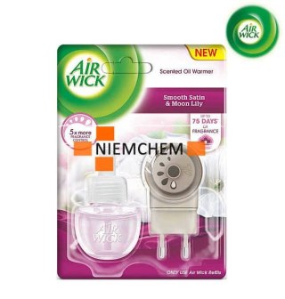 AIR WICK odświeżacz Elektryczny Księżycowa Lilia Otulona Satyną komplet 19 ml 05512