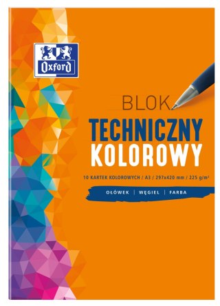 Blok techniczny OXFORD A3 10k 225G kolor 400093234