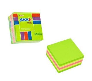 Bloczek STICKN 51x51mm zielony-mix neon i pastel 21534