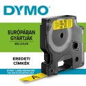 Taśma DYMO D1 - 12 mm x 7 m, czarny / żółty S0720580 do drukarek etykiet