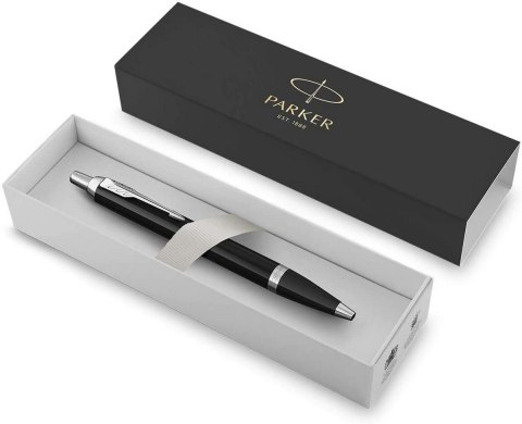 Długopis (niebieski Wkład) PARKER IM BLACK LACQUER CT 1931665, giftbox