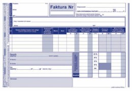 103-XE Faktura VAT A5 80kartek oryginał + 2kopie MICHALCZYK i PROKOP