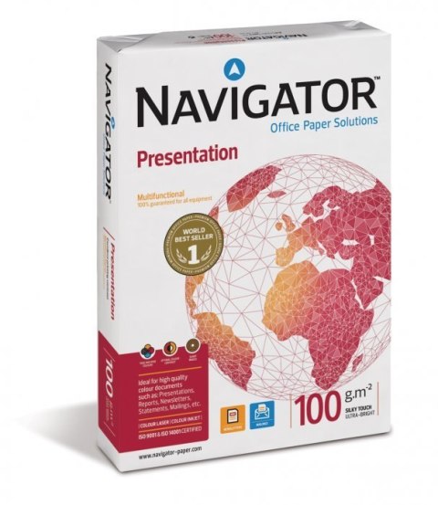 Papier xero A4 100g NAVIGATOR Presentation 500ark.