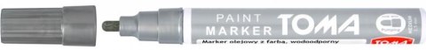 Marker olejowy, fibrowa końcówka 2,5mm, srebrny TO-440 Toma
