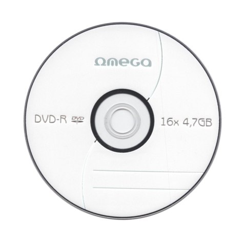 Płyta OMEGA DVD-R 4,7GB 16X KOPERTA (1) OMD16K1- -a