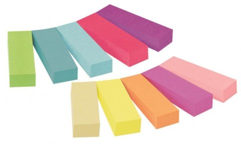 Zakładki indeksujące POST-IT_ (670-10AB), papier, 12,7x44,4mm, 10x50 kart., mix kolorów, 3M-UU011061478