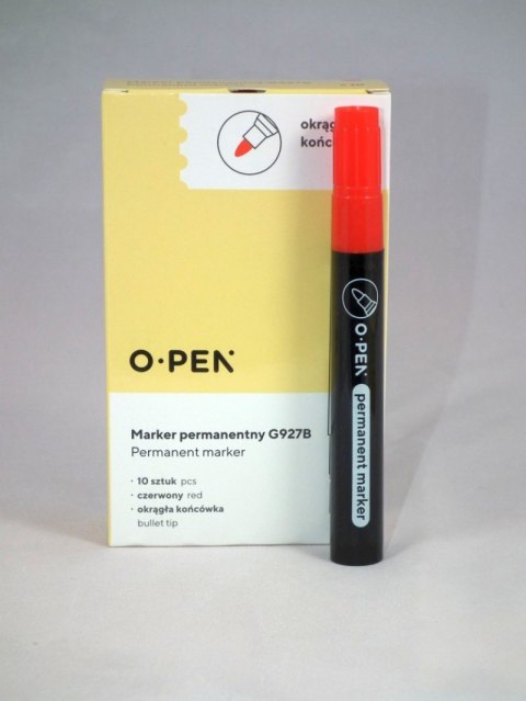 Marker permanentny okrągły G927B czerwony AMA0927939 OPEN