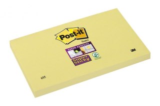 Bloczek samoprzylepny POST-IT_ Super Sticky (655-12SSCY-EU), 127x76mm, 1x90 kart., żółty