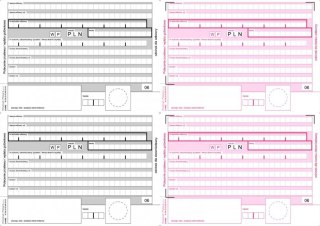 F-112-2 4-odcinkowe polecenie przelewu MICHALCZYK&PROKOP A4 100 kartek