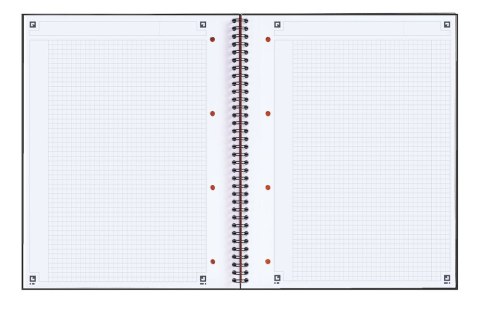 Kołonotatnik A4 80 kartek, kratka / tagi, INTERNATIONAL, OXFORD, 100103664