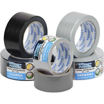 Taśma naprawcza BLACK DUCT TAPE 48mmx10m czarna SMART EXTREME POWER 5071