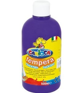 Farba tempera 500 ml, fioletowa CARIOCA 170-2276/170-2666