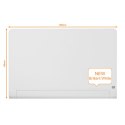 Szklana tablica Nobo Impression Pro z zaokrąglonymi rogami 1000x560mm, lśniąca biel (X)