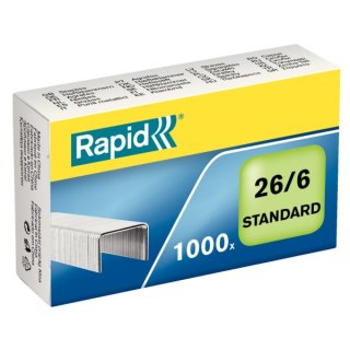 Zszywki Rapid Standard 26/6 1M, 1000 szt., 24861300