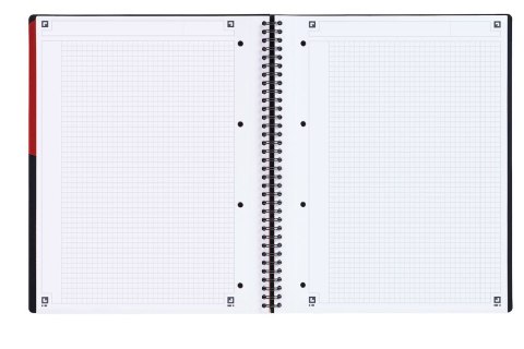 Kołonotatnik A4 80 kartek, kratka / tagi, INTERNATIONAL ACTIVEBOOK, OXFORD, 100104329