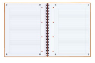 Kołonotatnik A4 80 kartek, linia / tagi, INTERNATIONAL, OXFORD, 100104036 (X)