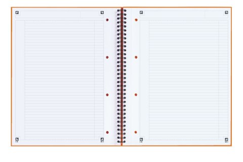 Kołonotatnik A4 80 kartek, linia / tagi, INTERNATIONAL, OXFORD, 100104036 (X)